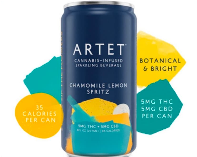 Artet Chamomile Lemon Spritz CBD product by Artet