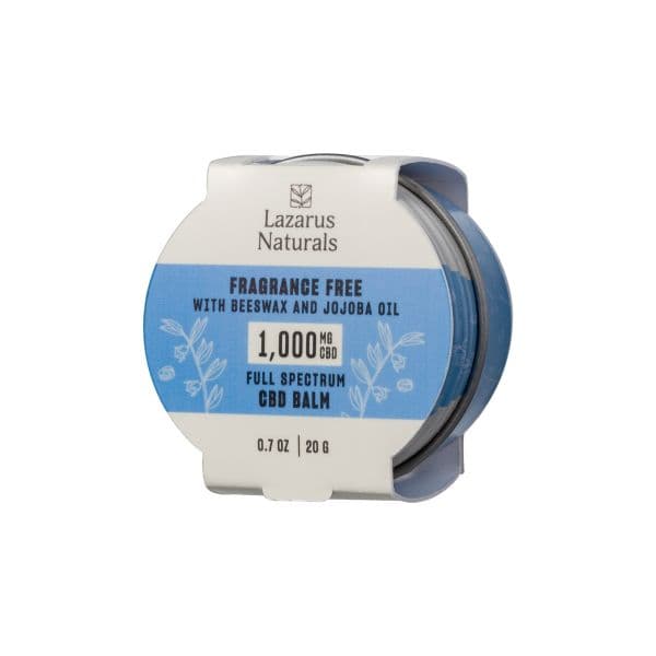 CBD Fragrance-Free Balm 1000mg CBD product by Lazarus Naturals
