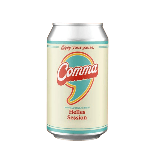 Comma Helles Session THC Brew CBD product by Comma