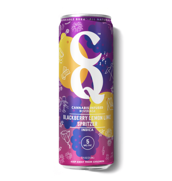 CQ Blackberry Lemon Lime Spritzer (Indica) CBD product by CQ Spritzers