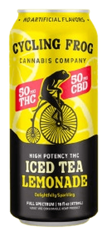 Cycling Frog Sparkling THC Iced Tea Lemonade 4pk CBD product by Cycling Frog