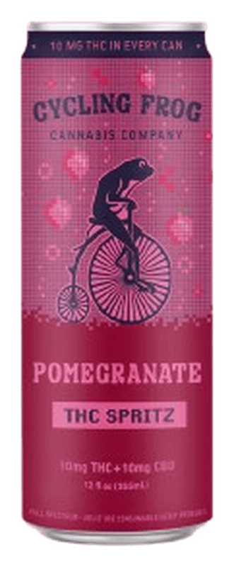 Cycling Frog Pomegranate THC Spritz 6pk CBD product by Cycling Frog