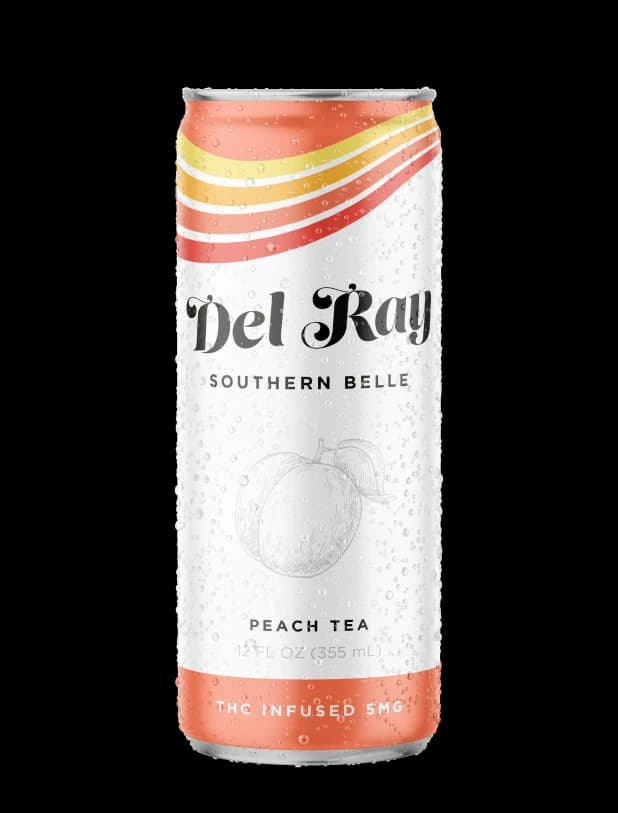 Del Ray Peach Tea "Southern Belle" 5mg CBD product by Del Ray
