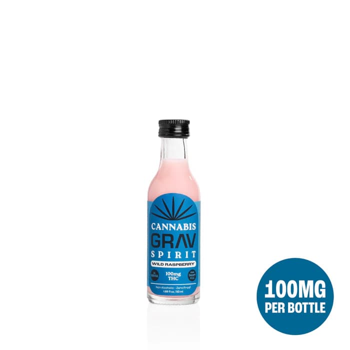 GRAV Blue Raspberry THC Shooter 6-Pack CBD product by Cannabis GRAV Spirit