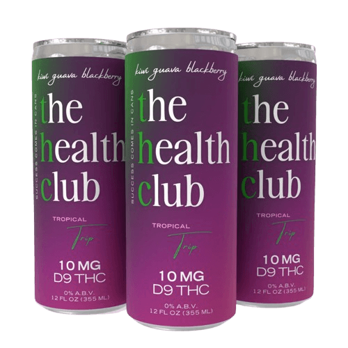 The Health Club Kiwi Guava Seltzer 10mg CBD product by The Health Club