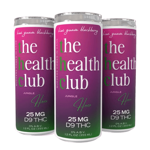The Health Club Kiwi Guava Seltzer 25mg CBD product by The Health Club
