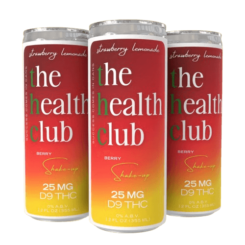 The Health Club Strawberry Lemonade 25mg CBD product by The Health Club