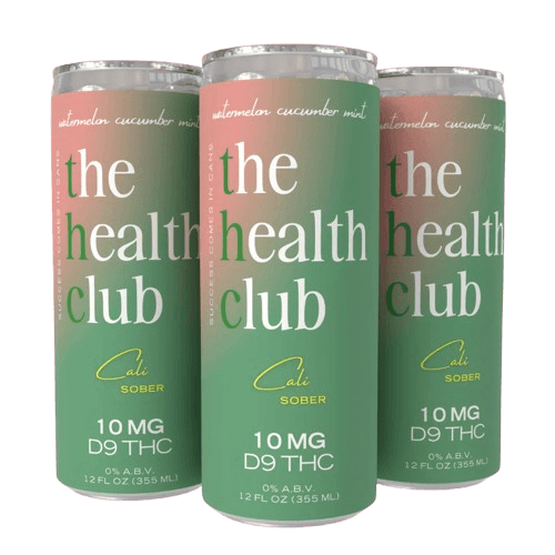 The Health Club Watermelon Cucumber Seltzer 10mg CBD product by The Health Club