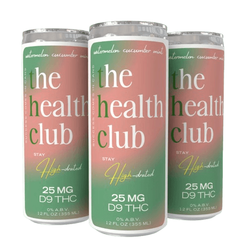 The Health Club Watermelon Cucumber Seltzer 25mg CBD product by The Health Club