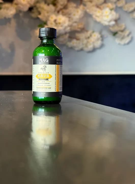 MAG Spirited Kava Shot CBD product by mag