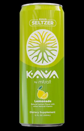 Mitra9 Lemonade Kava Seltzer CBD product by mitra9