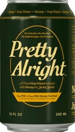 Pretty Alright Hemp + Hop Water CBD product by Pretty Alright