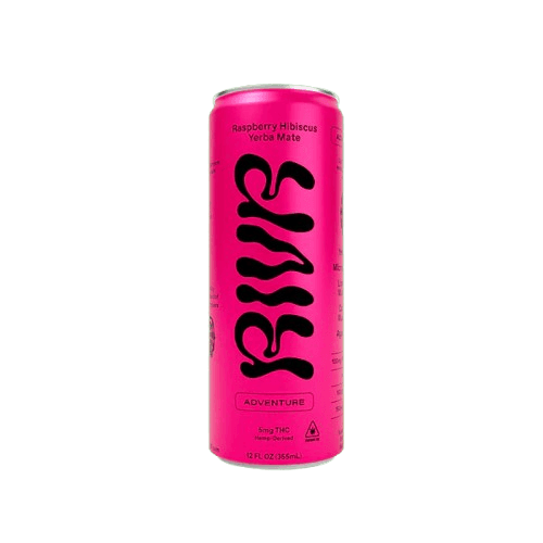 RIVR Adventure Raspberry Hibiscus Yerba Mate CBD product by RIVR