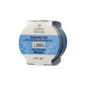 CBD Full Spectrum Fragrance Free Balm 1000mg - Lazarus Naturals