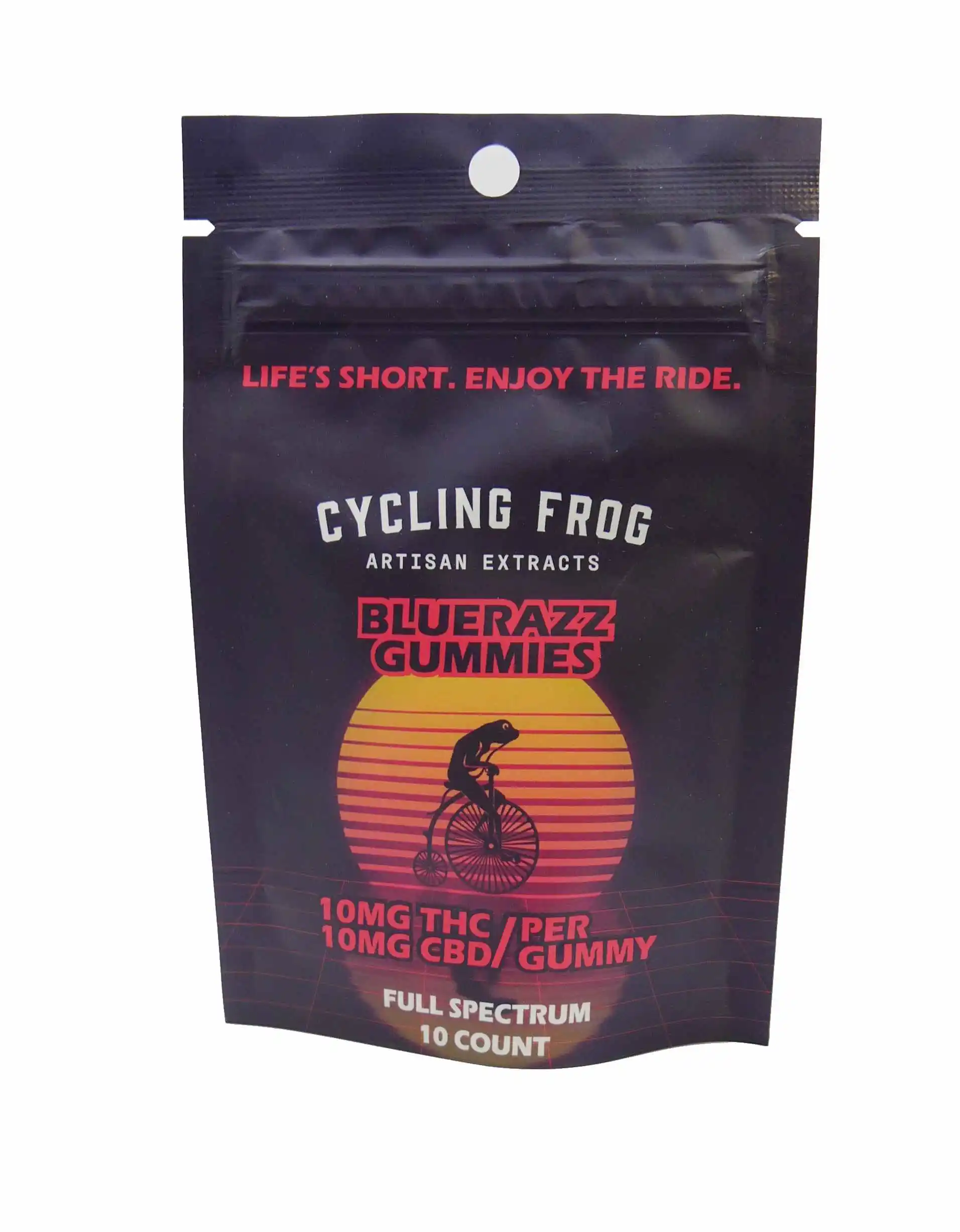 Cycling Frog BlueRazz Gummies 10mg THC & 10mg CBD