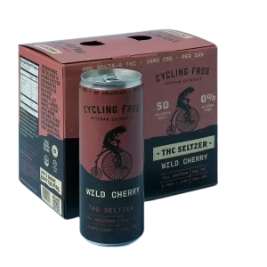 Cycling Frog Wild Cherry THC Seltzer, 6pk